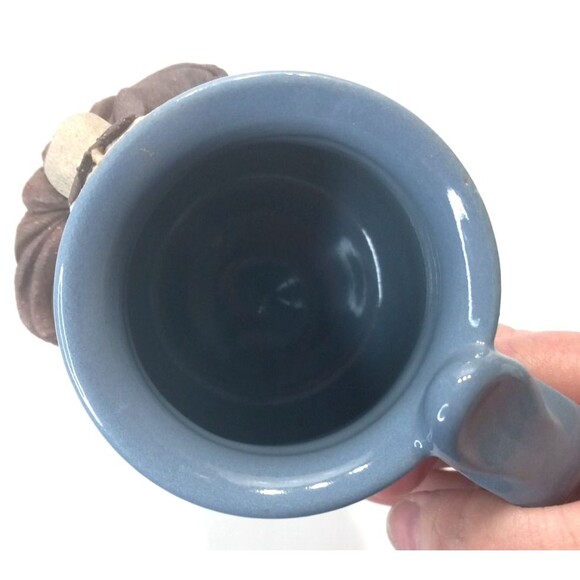 Vintage Ugly Funny 3D Face Moustache Mug Stoneware Pottery Kitsche Coffee *C2 - Picture 7 of 7